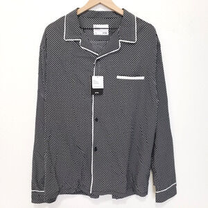 NEW!! EPTM SIZE XL The Perfect Example Drip Flame Black Polka Dot Shirt 8786